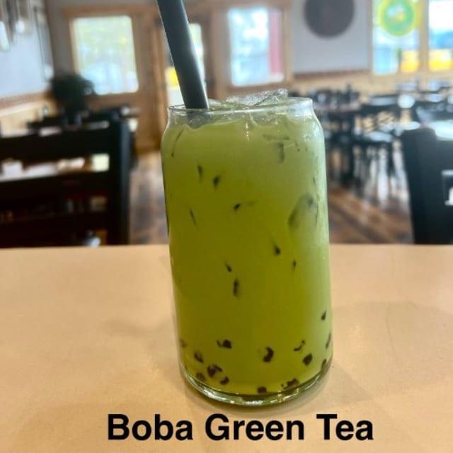 Boba Green Tea.