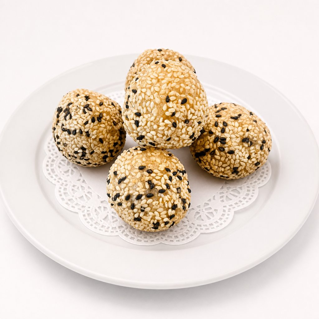 Sesame Balls (Black Beans).