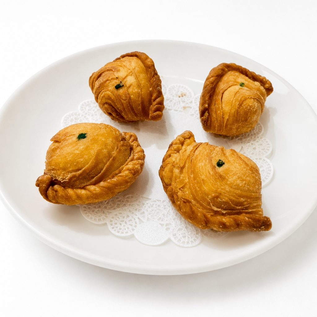 Mung Bean Curry Puff.