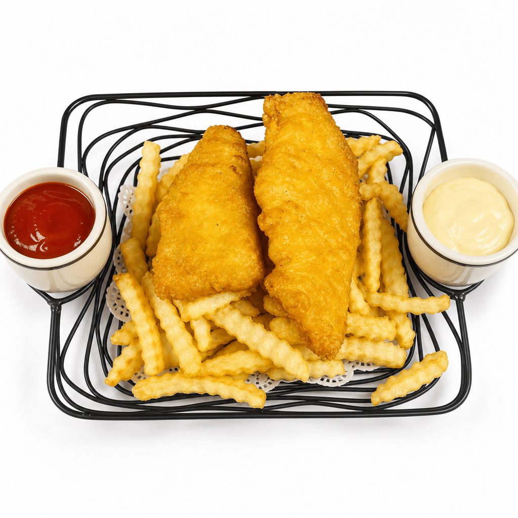 Fish and Chips.