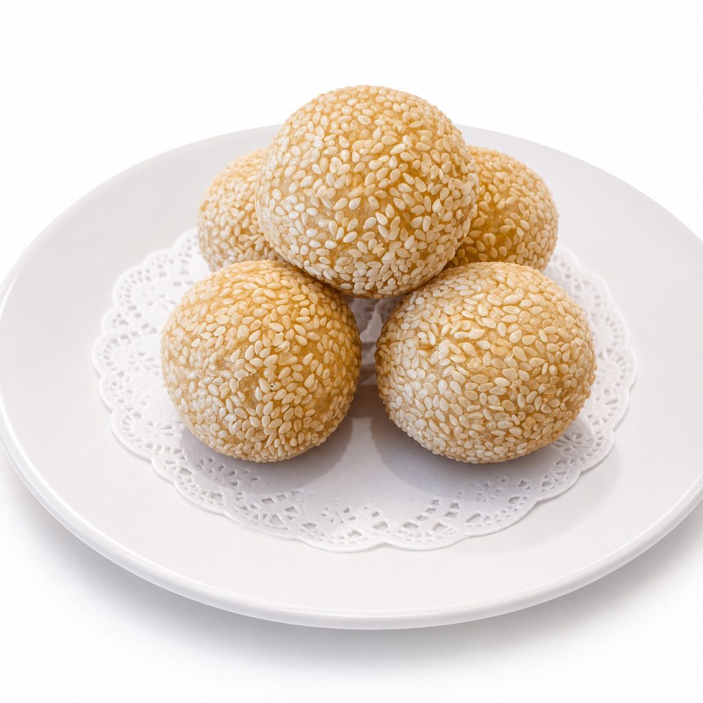 Sesame Balls (Mung Beans).