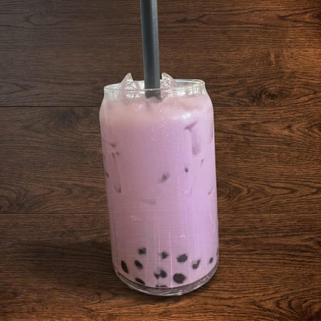 Boba Taro Tea.
