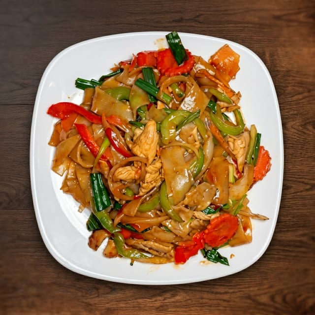Drunken Noodles (Pad Kee Mao).