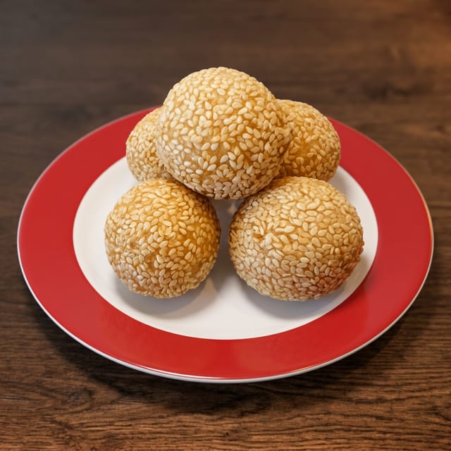 Sesame Balls (Mung Beans).